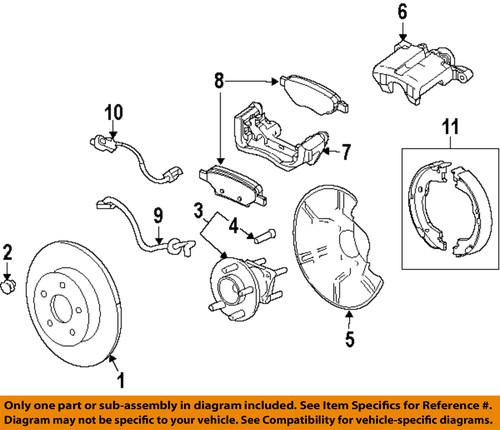 Gm oem 20801538 brake pad or shoe, rear/disc brake pad