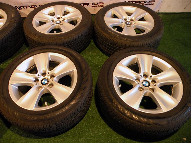 17" bmw factory f10 5 series wheels oem continental tires rft 528i 535i f11 x3