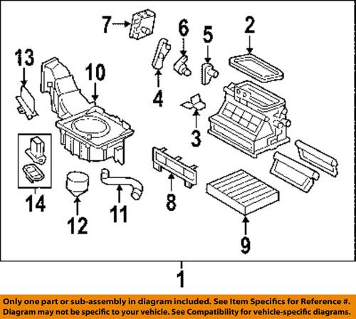 Subaru oem g3010fe200 cabin air filter