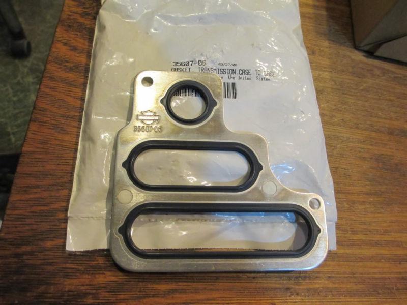 Harley nos twin cam transmission case to case gasket 35607-06