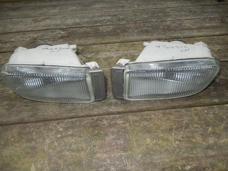 Lexus gs300 93-97 fog driving light set left right oem glass nice lh rh l r good