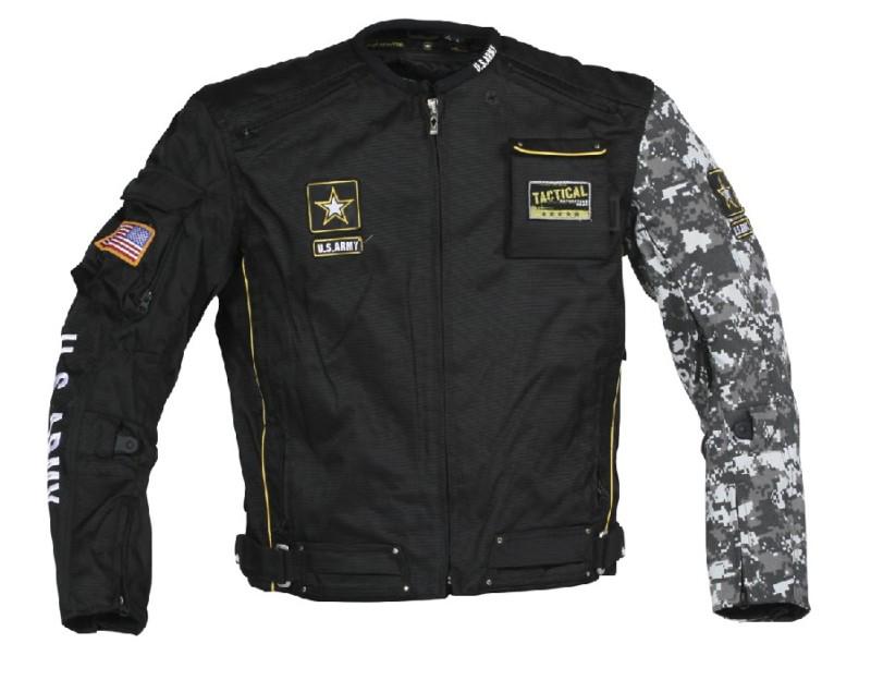 Power trip army alpha black motorcycle jacket 2xl xxl