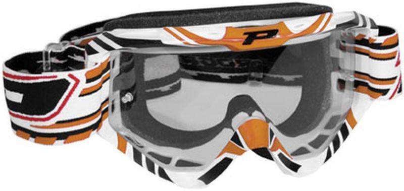 New progrip 3450 stealth 2012 adult goggles, orange, one size