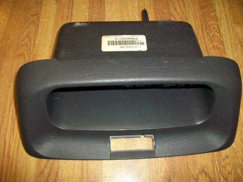 Lower center dash trim with storage box dodge neon 2000 2001 2002 2003 2004 2005