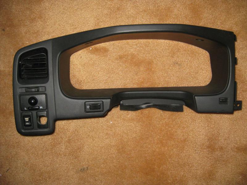 1999 infiniti g20 black instrument cluster bezel fits 1999-2002 g20 p11 