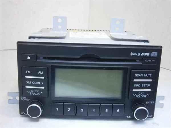 07-11 hyundai accent cd mp3 radio player oem lkq