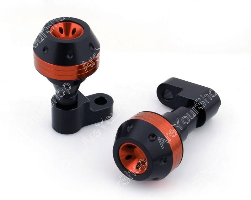 Frame sliders crash pads left right for honda cbr600rr 2007-2008 orange