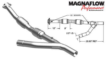 Magnaflow catalytic converter 93151 ford e-150,e-150 club wagon,e-150