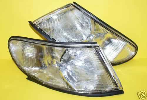 Saab 900 9-3 corner lights pair l+r clear! 1994-2002