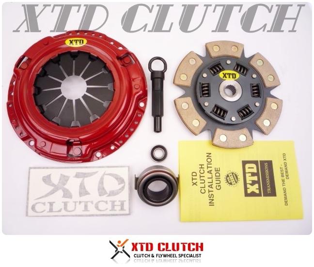 Xtd stage 3 clutch kit 92-05 honda civic 93-95 del sol dx lx ex cx vx hx si