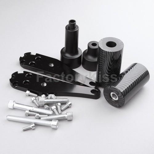 Motorcycle frame slider for kawasaki zx 10r 2006-2007 carbon fiber