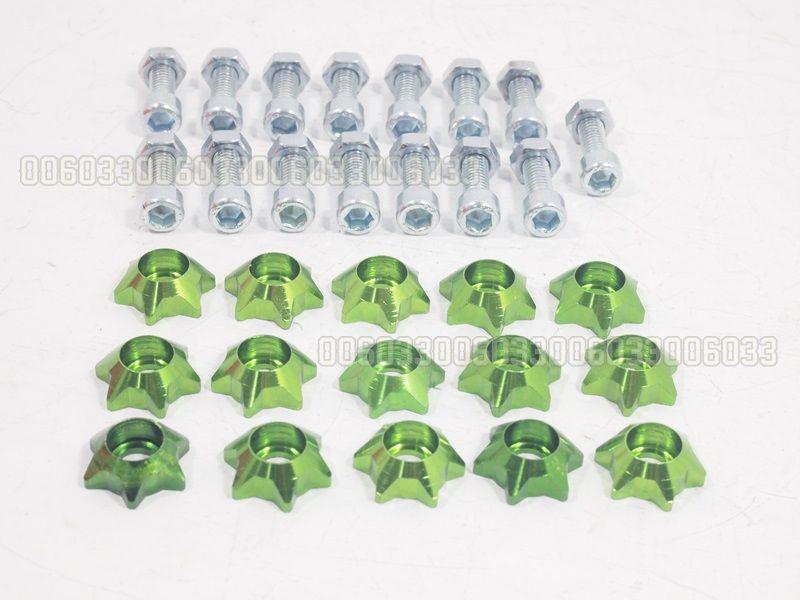 Fairing screws suzuki honda kawasaki yamaha bike 15pcs