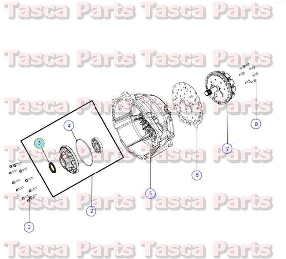 Oem transmission oil pump housing seal 2005-2014 dodge chrysler jeep vehicles