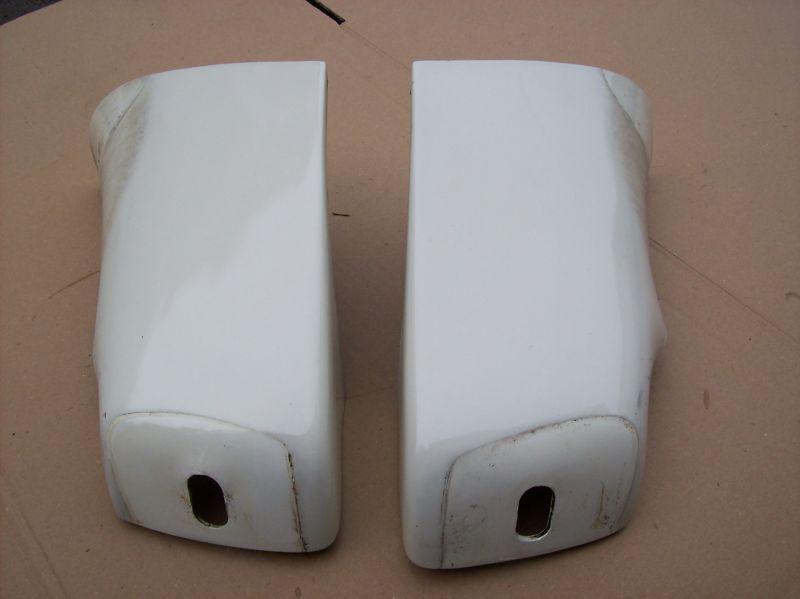 Porsche 944 & turbo / s2, white rear bumper plastic end caps