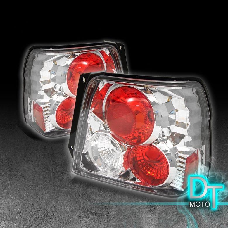 95-99 toyota tercel altezza chrome euro tail brake lights lamps left+right sets