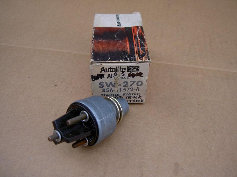 55-60 ford thunderbird, 52-59 ford, 56-60 truck ignition switch, nos