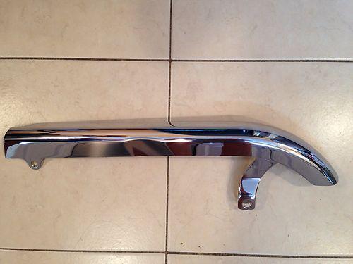 Harley davidson fat bob fxdf (dyna) chrome upper belt guard 2008-2012