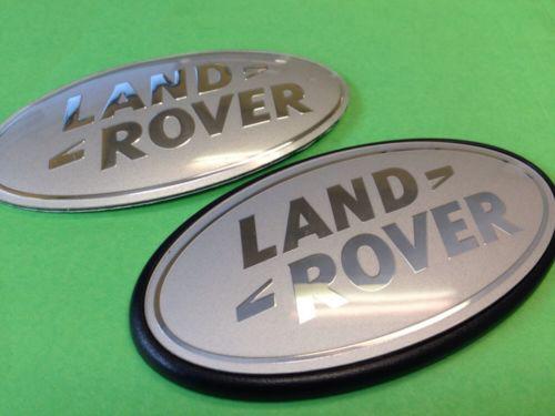 Land rover defender svx limited edition logo decal emblem set of 2 genuine nice!