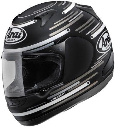 2013 arai rx-q motorcycle street dot protection adult helmet - streak