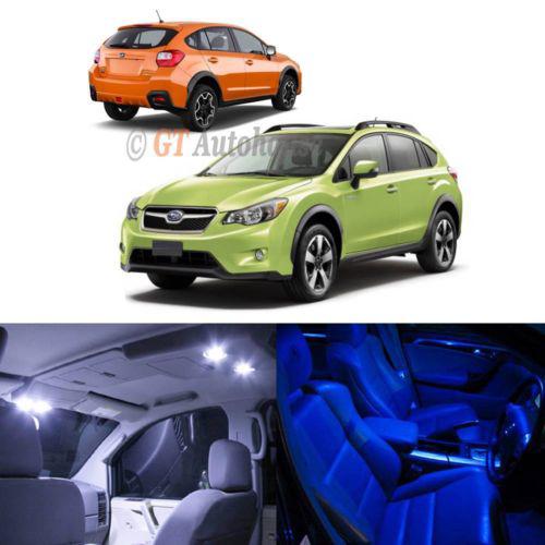 2013 & up subaru xv crosstrek 4 x-light led smd full interior lights package