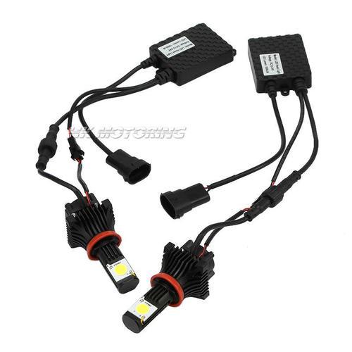 H11 2pcs high/low beam fog cree led head light black car truck 12v 24v new