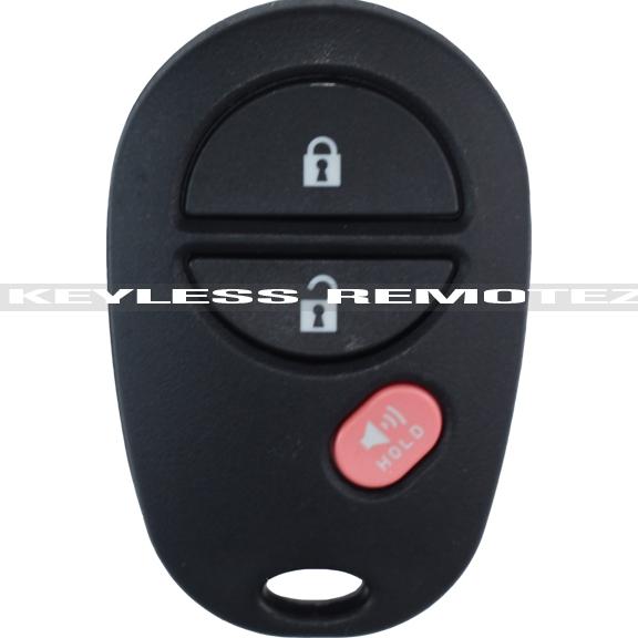 New toyota 3 button keyless entry remote key fob + free programming