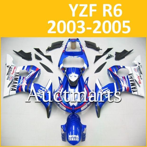 Fit yamaha yzf r6 03 04 05 ( or r6s 06 07 08 09 ) fairing kit bodywork b13 f7