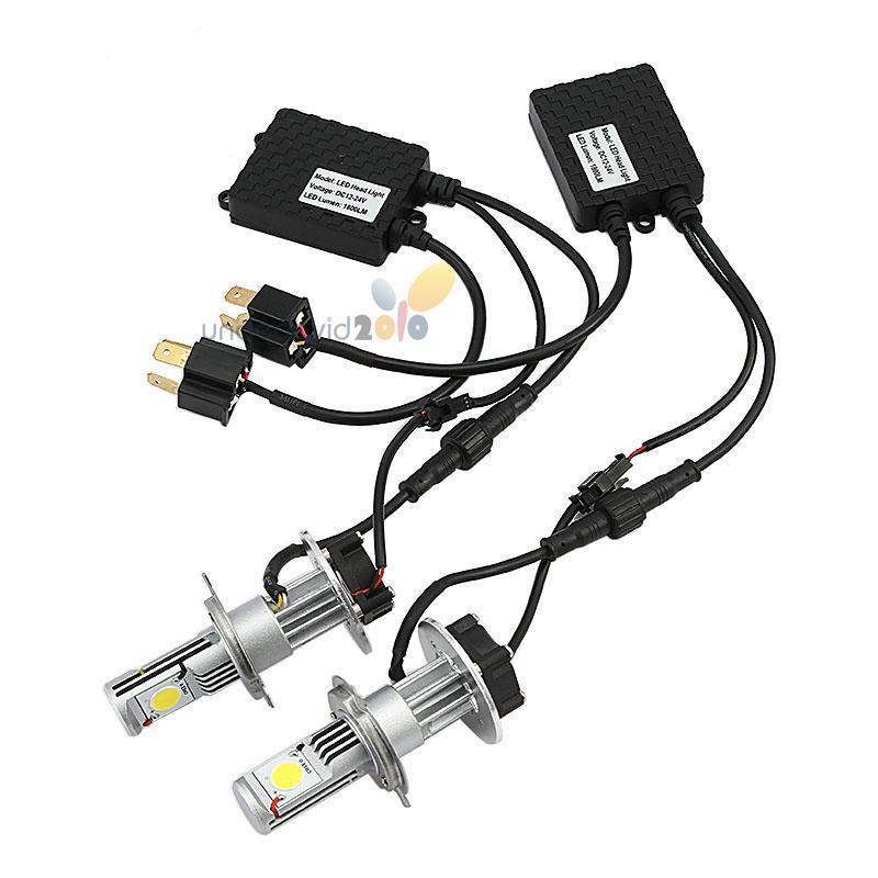 Universal car truck h4 1800lm 50w cree led headlight head lamp h/l beam white