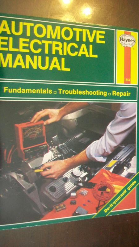 Haynes automotive electrical manual, do-it-yourself guide, #1654