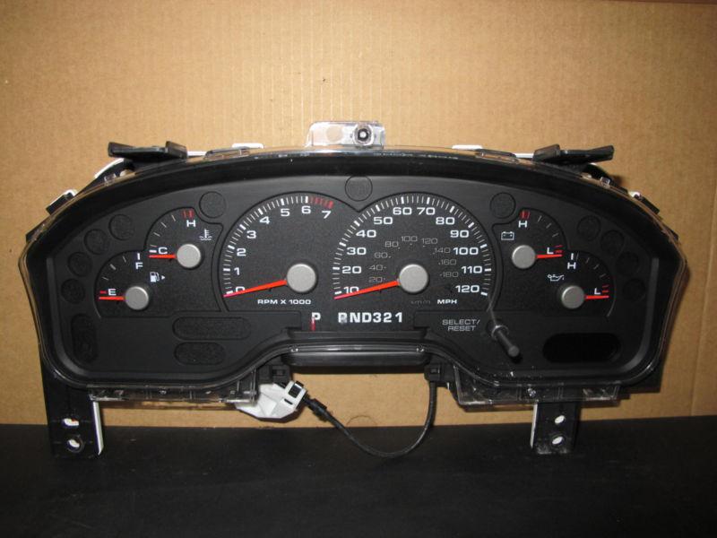 2003 03 ford explorer 4 door speedometer cluster w/o message center 77k