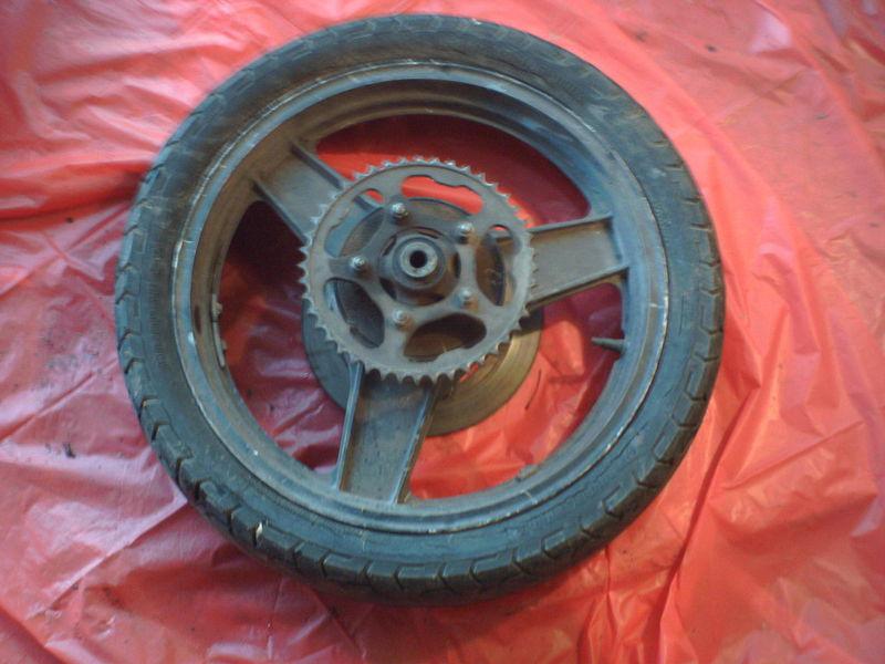 Rear wheel 1984 1985 1985 honda vf500 vf 500 vf500f interceptor h188