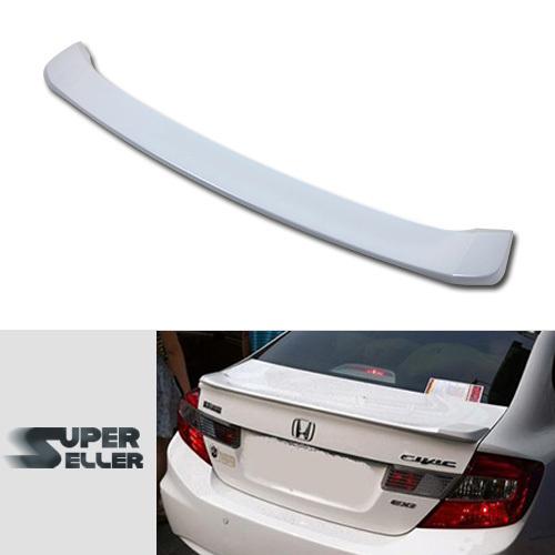 Painted honda civic 9 9th sedan sedan oem type rear trunk spoiler abs 12 ☜