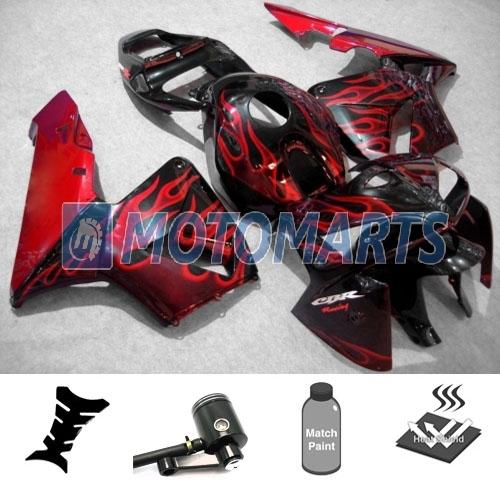 Bundle inj fairing w/ brake fluid reservoir oil pot for honda cbr600rr 05 06 eac