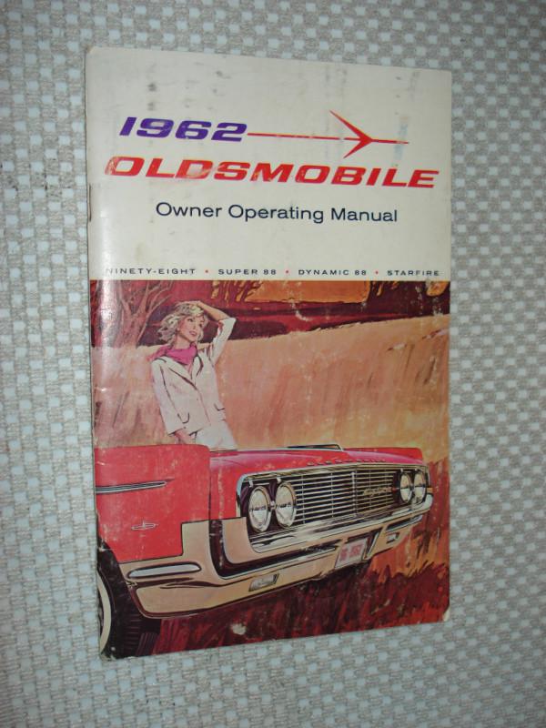 1962 oldsmobile owners manual original rare glovebox nr