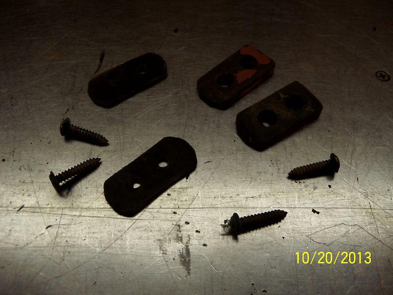 1974-1981 chevrolet camaro-firebird t-top door inside rubber bumper inserts