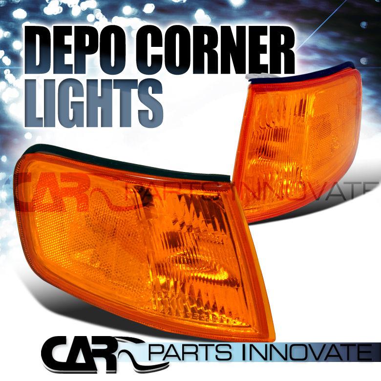 1994-1997 honda accord jdm amber lens corner lights signal lamp