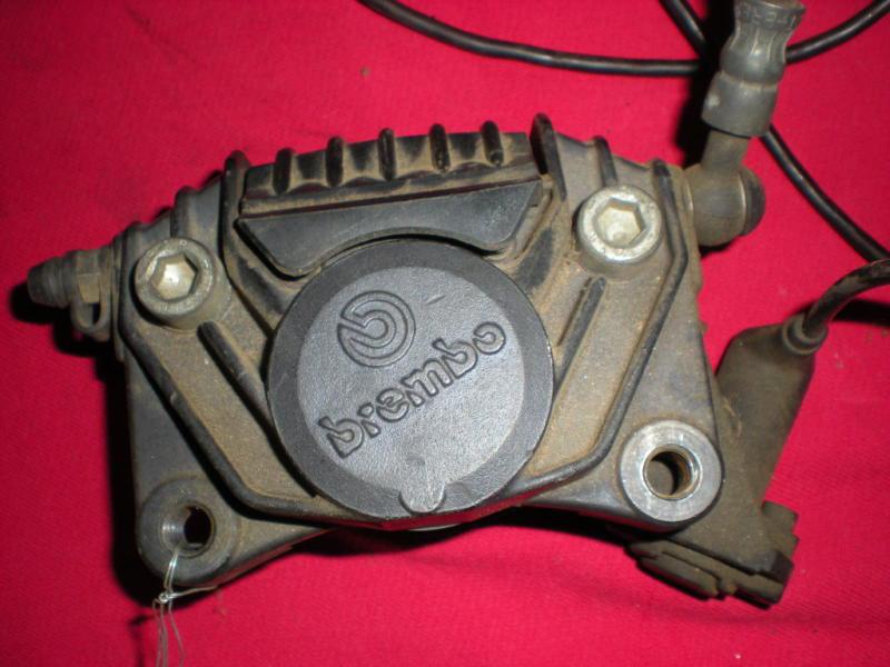 Rear brake caliper, line, sensor - brembo oem 1998 bmw k1200 rs