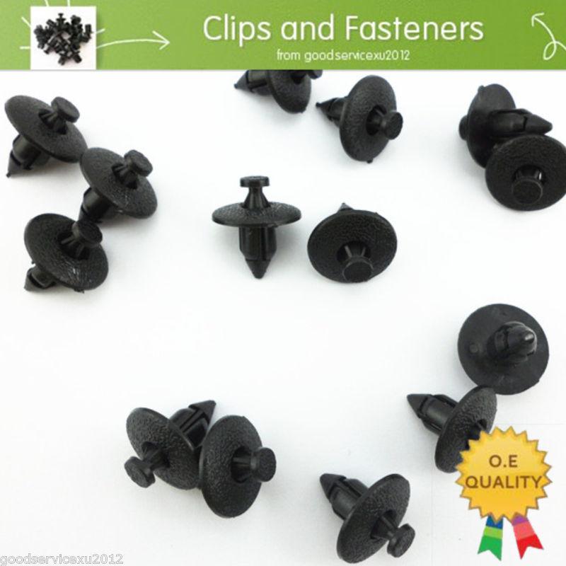 25 pcs nylon fastener rivet push-type retainer clips for nissan 91545-se0-0030