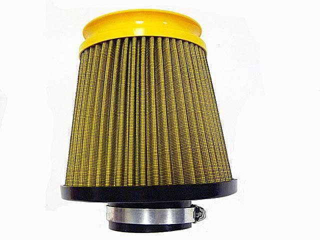 Forza/obx performance air filter 2.5" universal yel