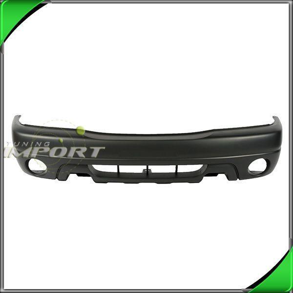 99-00 suzuki grand vitara front bumper fascia cover matte blk plastic non-primed