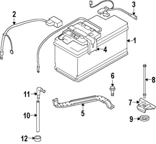 Bmw oem 61146971370 battery-power regulator