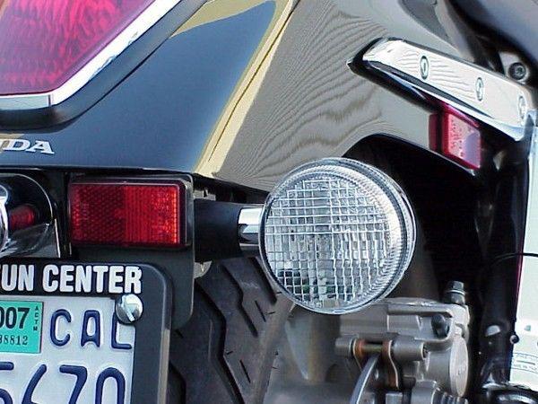 Honda shadow vt 600 750 1100 vtx 1300 1800 clear lenses