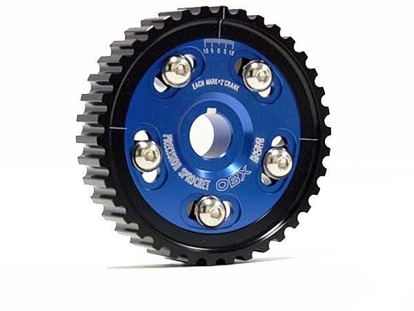 Obx adjustable cam sprocket 88-95 civic crx del sol blu