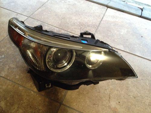   04 05 06 07 bmw 5 series m5 525i 530i 550i right bi xenon headlight oem