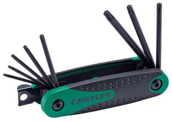 Carlyle hand tools cht tkfs8 - hex key set, short star torx