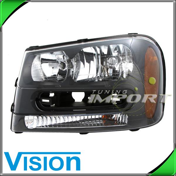 Driver side left l/h headlight lamp assembly replacement 02-08 chevy trailblazer