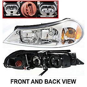 New headlight headlamp assembly drivers left side w/bulb