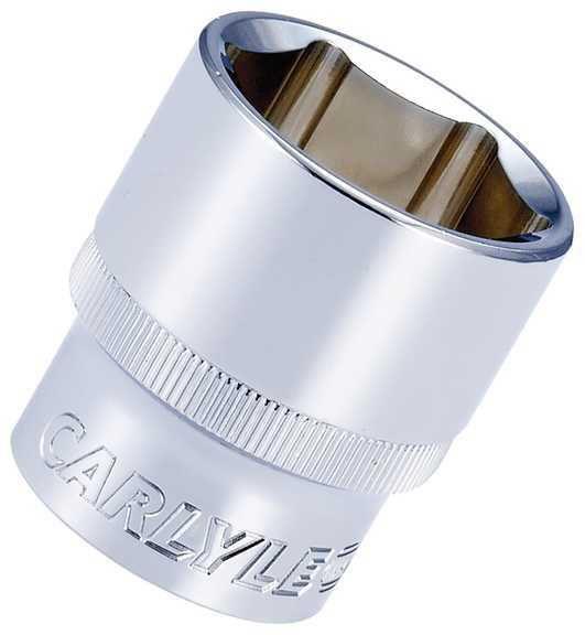 Carlyle hand tools cht s12028m - socket, 1 1/8""; shallow metric