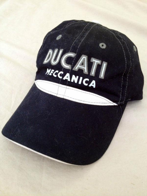 Ducati meccanica hat...retro emblem...new