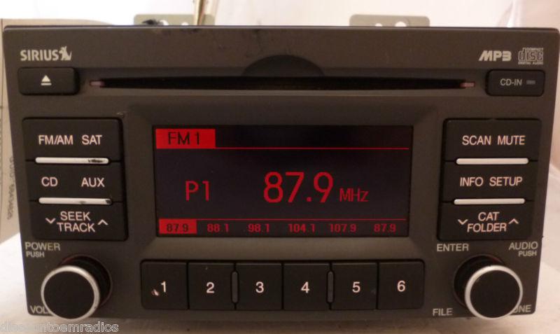 09-11 kia rio radio cd mp3 player sirius ready 96100-1g795amxi *